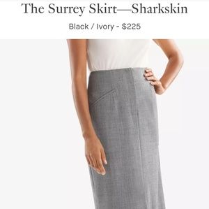 MM Lafleur Sharkskin Surrey skirt - 6